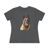 Belgian Malinois -  Women's Relaxed Fit Cotton Tee