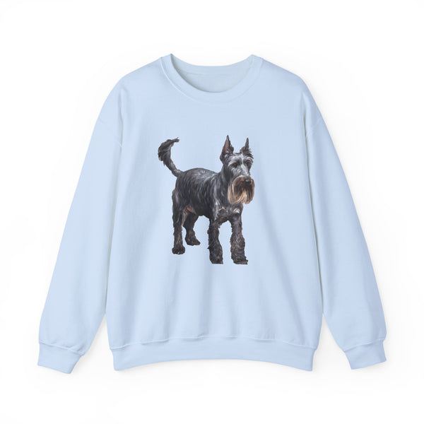 Clever Cesky Terrier Unisex Crewneck Sweatshirt
