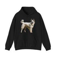 Pyrenean Shepherd Unisex 50/50 Hooded Sweatshirt