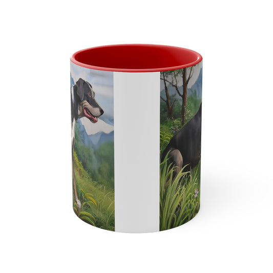 Mountain Cur 11oz Ceramic Accent Mug