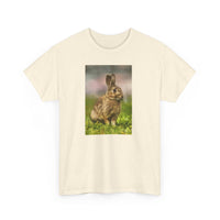 Rabbit 'Clover' Unisex Heavy Cotton Tee