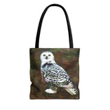 Snowy White Owl Tote Bag