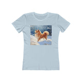 Finnish Spitz - Women's Slim Fit Ringspun Cotton Tee