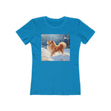 Finnish Spitz - Women's Slim Fit Ringspun Cotton Tee