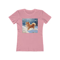 Finnish Spitz - Women's Slim Fit Ringspun Cotton Tee