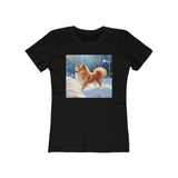 Finnish Spitz - Women's Slim Fit Ringspun Cotton Tee