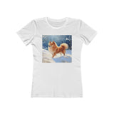 Finnish Spitz - Women's Slim Fit Ringspun Cotton Tee