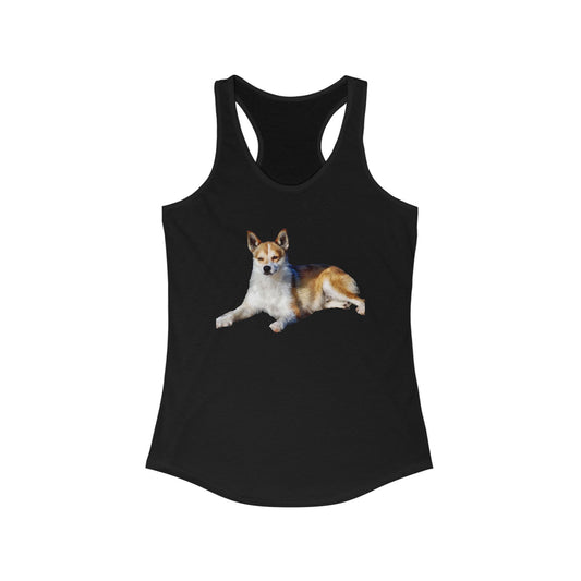 Norwegian Lundehund Women's Racerback Tank