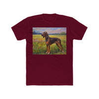 Plott Hound Men's Fitted Cotton Crew Tee