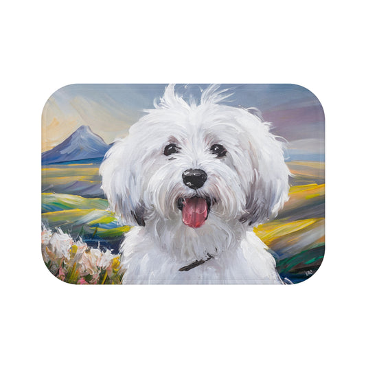 Coton de Tulear Bathroom Rug Mat