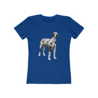Great Dane 'Zeus' Women's Slim Fit Ringspun Cotton T-Shirt