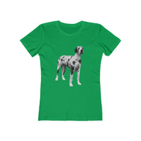 Great Dane 'Zeus' Women's Slim Fit Ringspun Cotton T-Shirt