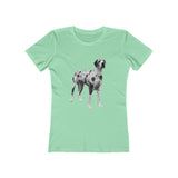 Great Dane 'Zeus' Women's Slim Fit Ringspun Cotton T-Shirt