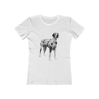 Great Dane 'Zeus' Women's Slim Fit Ringspun Cotton T-Shirt