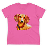 Dachshund 'Daisy' Women's Midweight Cotton Tee