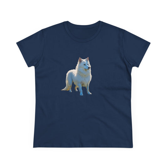 Volpino Italiano - Women's Midweight Cotton Tee