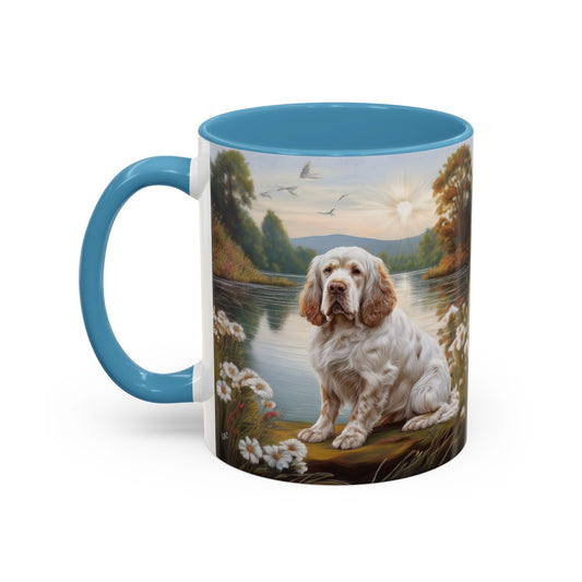 Clumber Spaniel Fine Art Ceramic Accent Coffee Mug