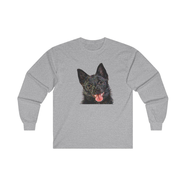 Schipperke - Unisex Cotton Long Sleeve Tee