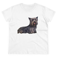 Skye Terrier Women's Midweight Cotton Tee