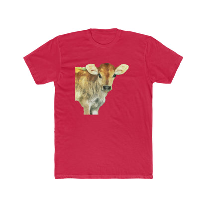 Jersey Calf - Men's Fitted  Cotton Crew Tee