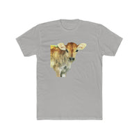 Jersey Calf - Men's Fitted  Cotton Crew Tee