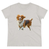 Nederlandse Kooikerhondje   Women's Midweight Cotton Tee