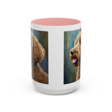 Labradoodle  =- Ceramic Accent Mug - 2 Sizes