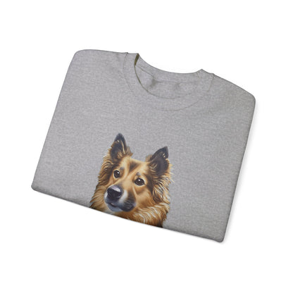 Icelandic Sheepdog Unisex 50/50 Crewneck Sweatshirt