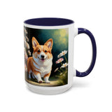Welsh Corgi Puppy - Accent Coffee Mug