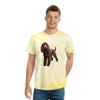 Irish Water Spaniel Tie-Dye Tee, Cyclone