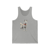 Yakutian Laika Unisex Jersey Tank Top