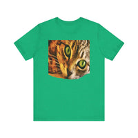Wide-eye Cat Unisex Jersey Short Sleeve Tee