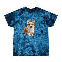 Welsh Corgi Puppy - Tie-Dye Tee, Crystal