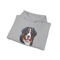 Bernese Mountain Dog #2 Unisex 50/50 Hooded Sweatshirt