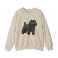 Black Russian Terrier Puppy - Unisex 50/50 Crewneck Sweatshirt