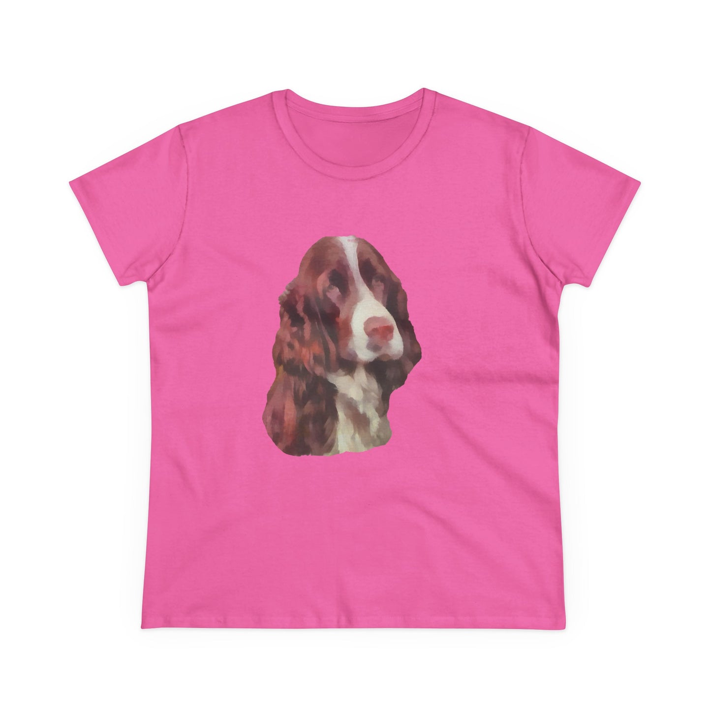 English Springer Spaniel Women's Midweight Cotton Tee