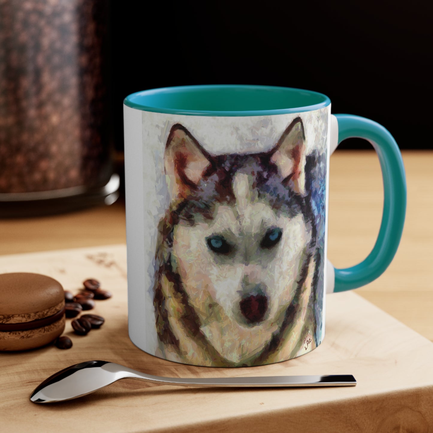 Siberian Husky 'Sacha' Accent Coffee Mug, 11oz