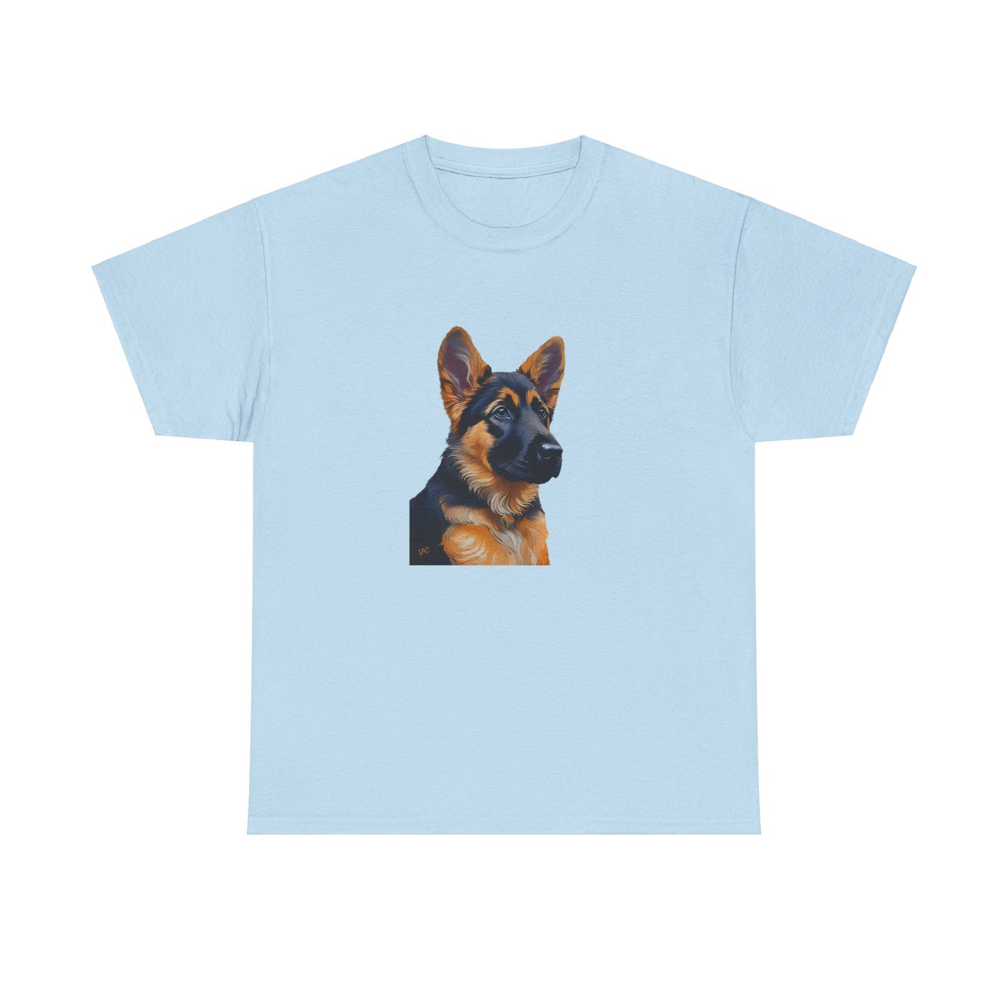 German Shepherd Puppy  Classic Heavy Cotton Tee