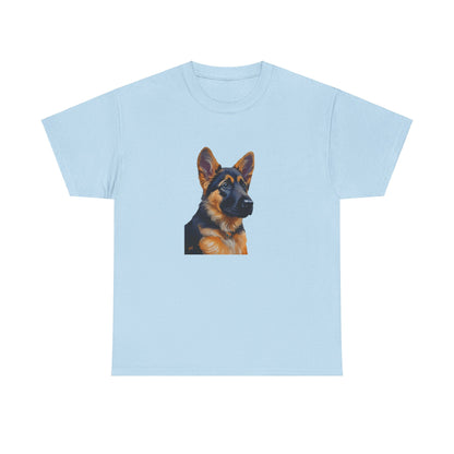 German Shepherd Puppy  Classic Heavy Cotton Tee