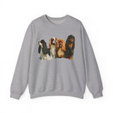 Cozy King Charles Spaniels 'Cavalier Club' Unisex Crewneck Sweatshirt