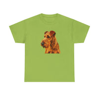 Irish Terrier 'Jocko' Unisex Heavy Cotton Tee