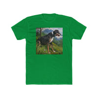 Mountain Cur - Men's Fitted Cotton Crew Tee