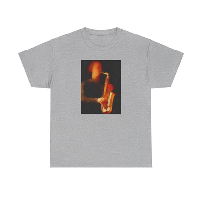 The Saxophonist Unisex Heavy Cotton Tee