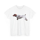 German Short Hair Pointer 'On Point' Unisex Heavy Cotton Tee