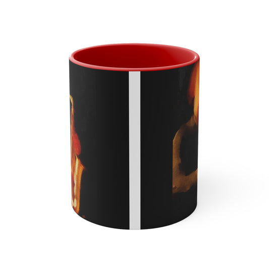 Saxophonist - Accent Coffee Mug, 11oz