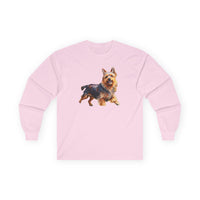 Australian Terrier Unisex Classic Cotton Long Sleeve Tee