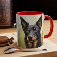 Australian Kelpie 11oz Ceramic Accent Mug