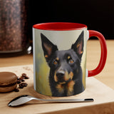 Australian Kelpie 11oz Ceramic Accent Mug
