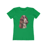 English Springer Spaniel - Women's Slim Fit Ringspun Cotton T-Shirt