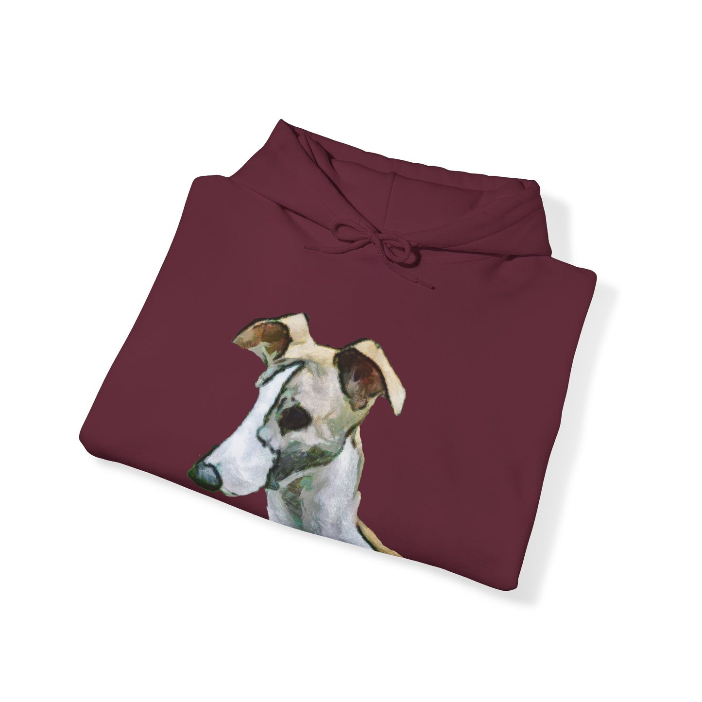Whippet Unisex 50/50 Hoodie